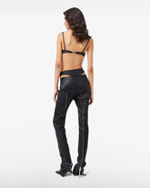 Hoop Leather Panties - Nero | GCDS
