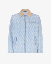Gcds Monogram Denim Harrington Jacket - LightBlue | GCDS