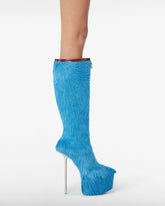 Pole Cavallino Boots - Blu ceruleo | GCDS