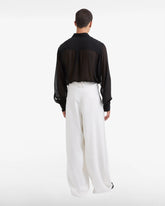 Enver Satin Trousers - OffWhite | GCDS