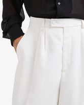Enver Satin Trousers - OffWhite | GCDS