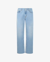 Wirdo Denim Straight Trousers - LightBlue | GCDS