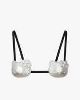 Kitty Cups Bra - Silver | GCDS