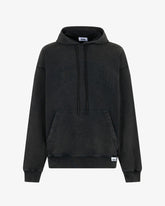 Stone Washed Gcdswear Hoodie - Dark Gray | GCDS