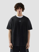 Stone Washed Oversize T-Shirt - Dark Grey | GCDS