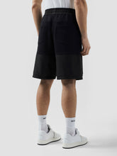 Band Logo Nylon Mix Sweatshorts - Black | GCDS