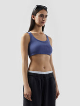 Mini top stonewashed GCDS Logo Lounge - Viola | GCDS