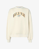 Capri Oversized Crewneck Sweatshirt - Ivory | GCDS