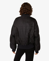 Gcds Monogram Bomber - Black | GCDS