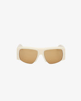 GD0054 Geometric Sunglasses - ShinyIvory | GCDS