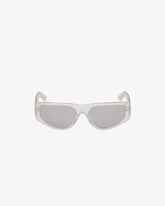 Occhiali da sole geometrici GD0055 - Bianco | GCDS