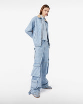 Gcds Monogram Denim Harrington Jacket - ALL FULL PRICE | GCDS