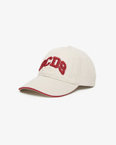 Cappello Da Baseball GCDS Logo Lounge - Beige | GCDS