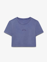 Stone Washed Lounge Logo Crop T-Shirt - ALL FULL PRICE | GCDS
