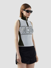 Top con mezza zip e logo Band - Abbigliamento Donna | GCDS