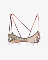 Reggiseno con gocce Sita in lamé Rainbow - Abbigliamento Donna | GCDS