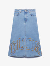 Denim Lounge Logo Midi Skirt - ALL FULL PRICE | GCDS