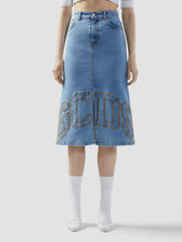 Denim Lounge Logo Midi Skirt - ALL FULL PRICE | GCDS