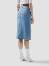 Denim Lounge Logo Midi Skirt - ALL FULL PRICE | GCDS