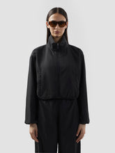 Giacca a vento crop in nylon Essentials - Abbigliamento Donna | GCDS