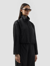 Giacca a vento crop in nylon Essentials - Abbigliamento Donna | GCDS